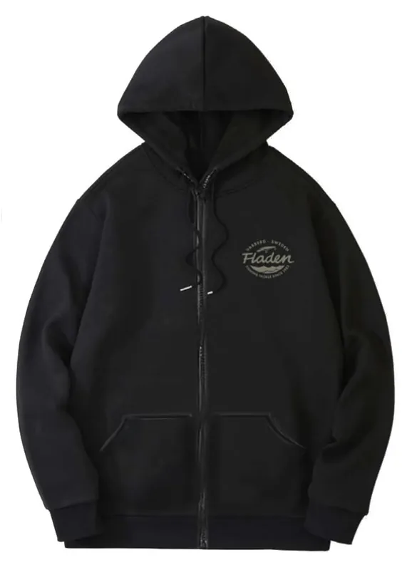 Seizoensaanbieding Fladen Hoody Jacket Black Pike Visvest M