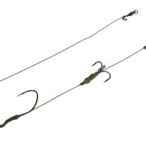 Ultimate Catfish Rig Double Hook # 6/0 Single + 3/0 + 4/0 Treble Direct Beschikbaar