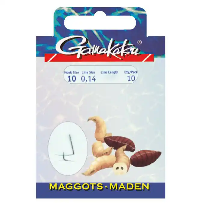 Gamakatsu Maggots LS-1010 60cm Witvis Onderlijn 14 (0.12mm) Alleen Vandaag