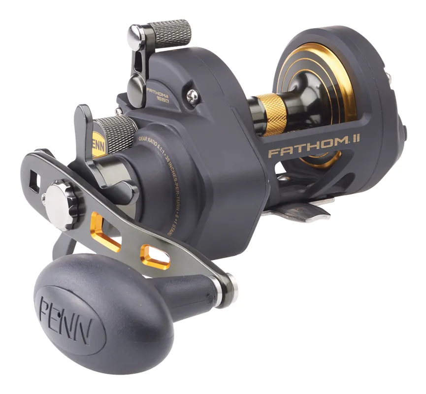 Penn Fathom II Star Drag RH Zeevis Reel 25 N Gereduceerde Prijs