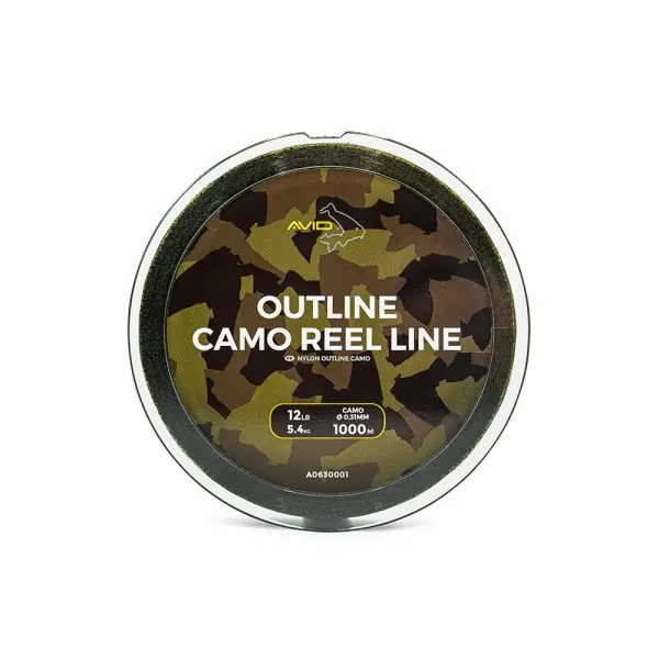 Meest Verkocht Avid Carp Outline Camo Reel Line 1000m