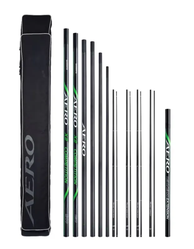 Favoriet Shimano Aero X2 Pole Pack 13m