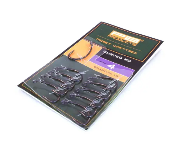 Voordeelprijs PB Products Curved KD Hook DBF Barbed (10 stuks) 4