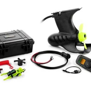 Tijdelijk Beschikbaar Float Plus Compact 2 Black Bellyboat Elektromotor