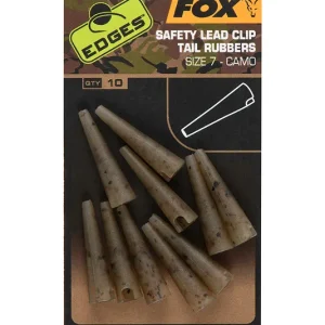 Fox Edges Camo Lead Clip Tail Rubbers Maat 7 (10 stuks) Express Levering