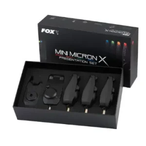 Dagaanbieding Fox Mini Micron X 4 Rod Beetmelder Set