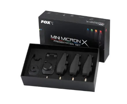 Dagaanbieding Fox Mini Micron X 4 Rod Beetmelder Set