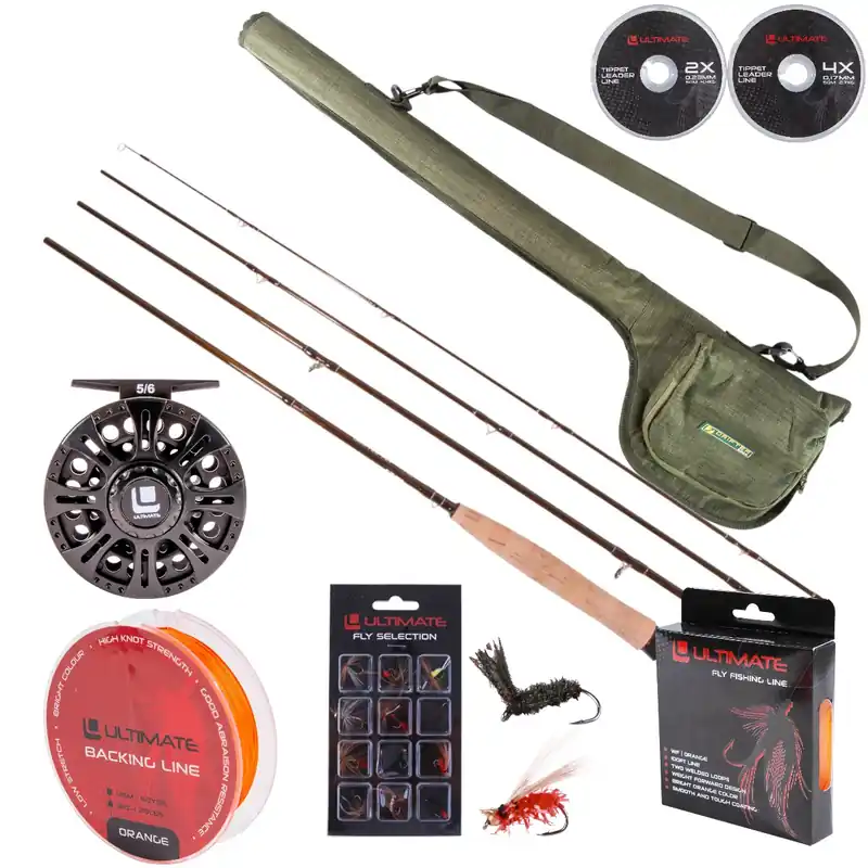 Ultimate Drifter Fly Combo Vliegvis Set Hete Deal