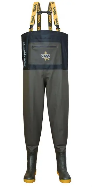 Koop Online Vass Hybrid 700 Khaki / Black Chest Waadpak 42