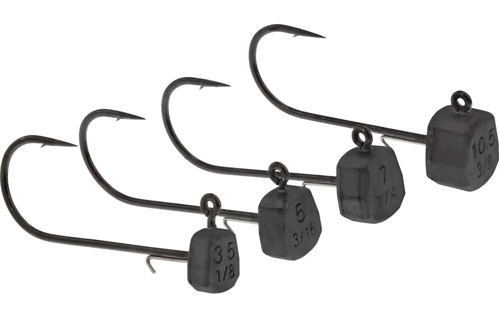 Westin Ned Jig Head Black Nickel Tungsten #3/0 (2 stuks) 3.5g Gecertificeerd