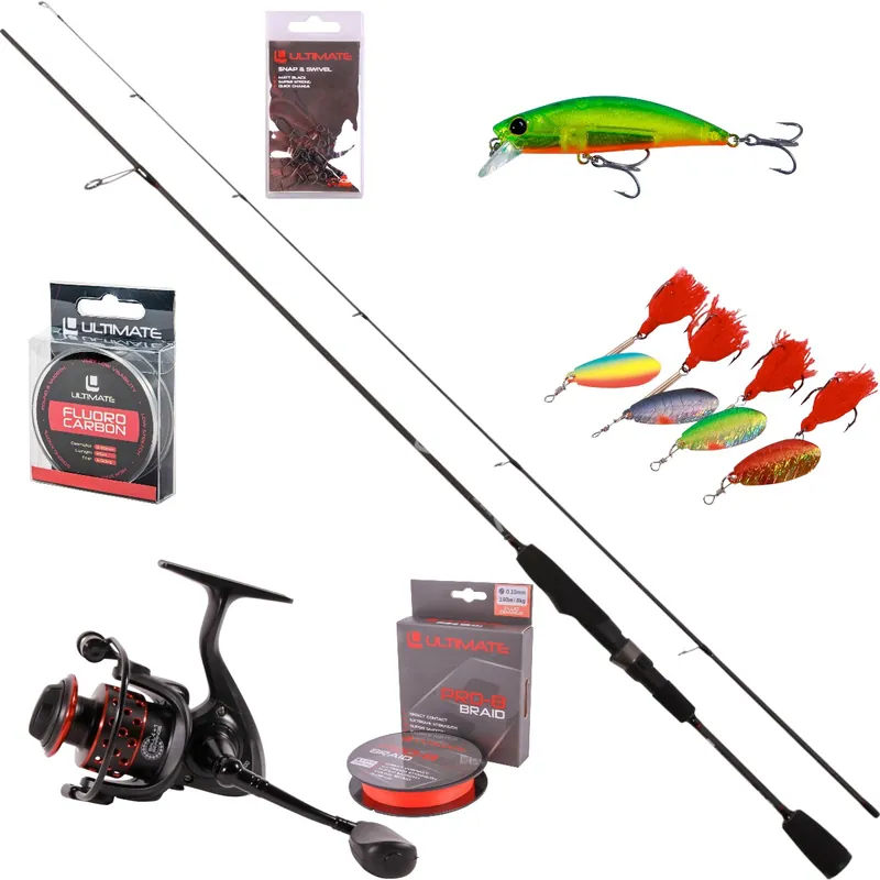 Must-Have Ultimate Trout Lure Hengelset Ultimate Trout Special 1.80m