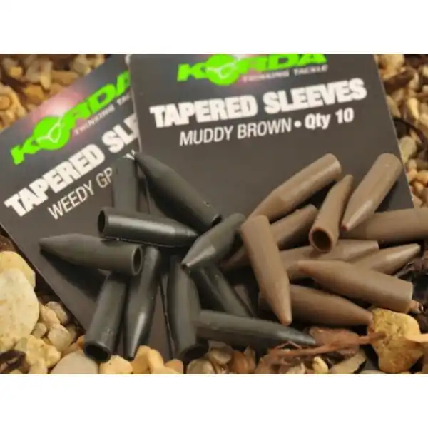 Korda Tapered Silicone Sleeves Weedy Green Speciale Aanbieding