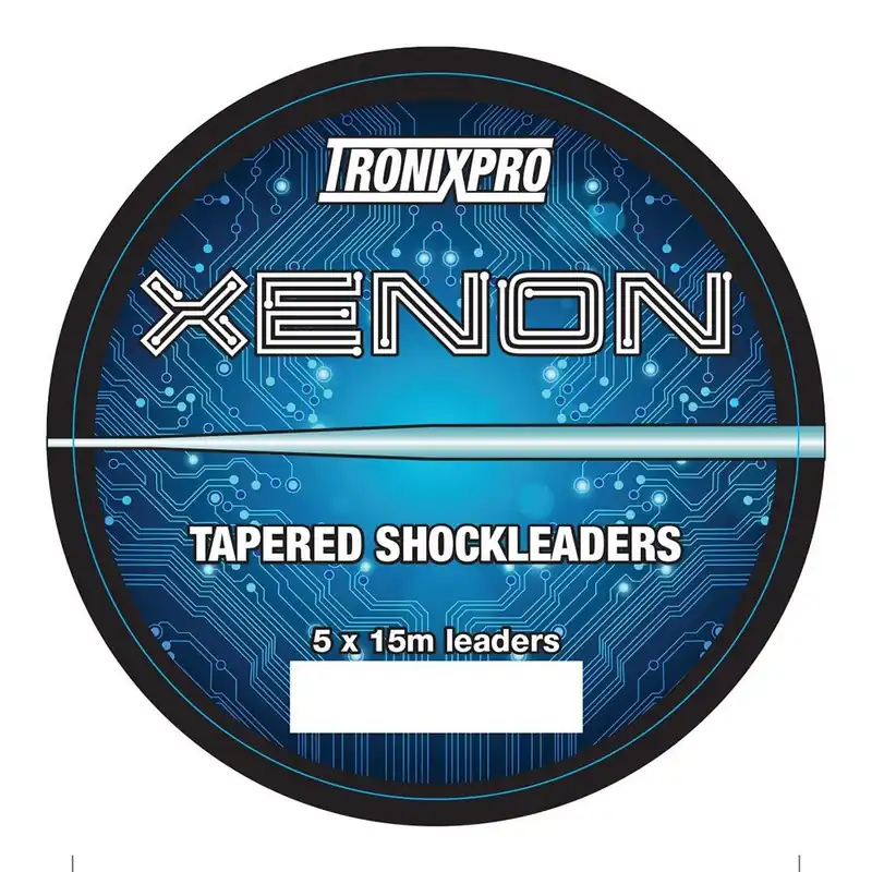 Speciale Aanbieding Tronixpro Xenon Tapered Leaders Clear 15m (5 stuks) 0.30-0.60mm