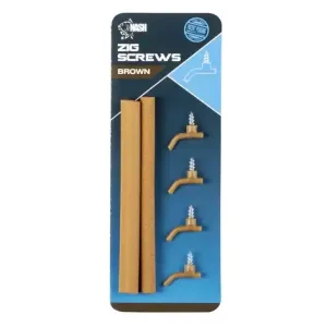 Nash Zig Screw Kit Small (4 stuks) Brown Speciale Aanbieding