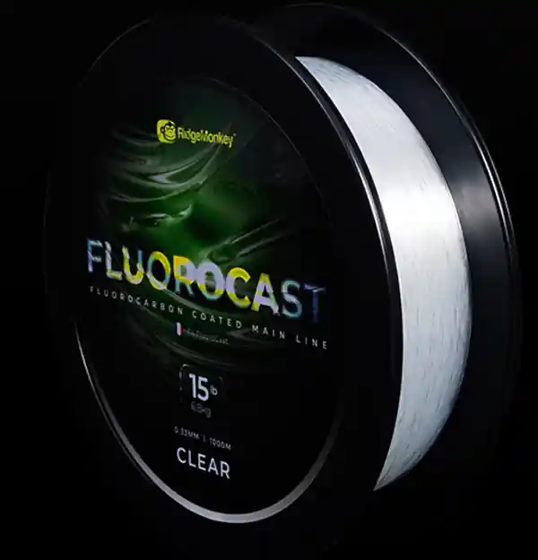 Ridgemonkey FluoroCast Fluoro Coated Mainline 1000m 0.37 mm (18lbs/8.2kg) Dagaanbieding