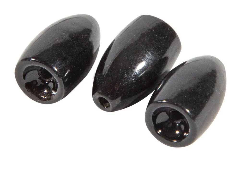 Beperkt Aanbod Ultimate Tungsten Bullet Weight Black (3pcs) 5.3g (3pcs)