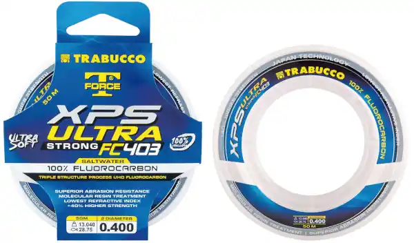 Op = Op Trabucco XPS Ultra Strong FC403 Saltwater Fluorocarbon 0.30mm (8.3kg)