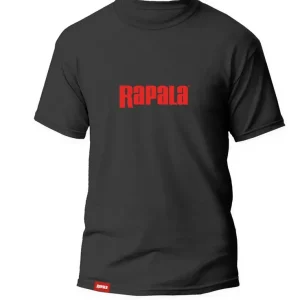 Rapala Black Red Logo T-Shirt L Exclusieve Aanbieding