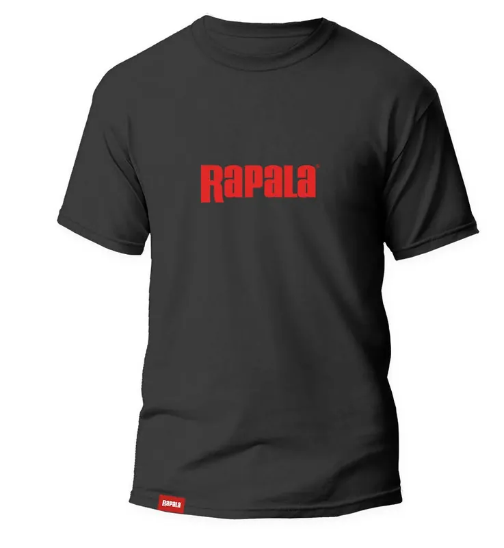 Rapala Black Red Logo T-Shirt L Exclusieve Aanbieding