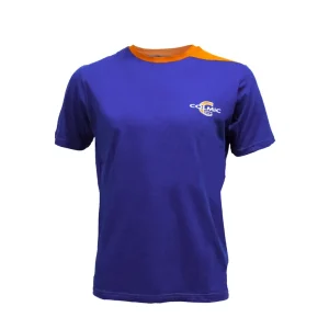 Colmic T-Shirt: Blue/Orange L Actieprijs