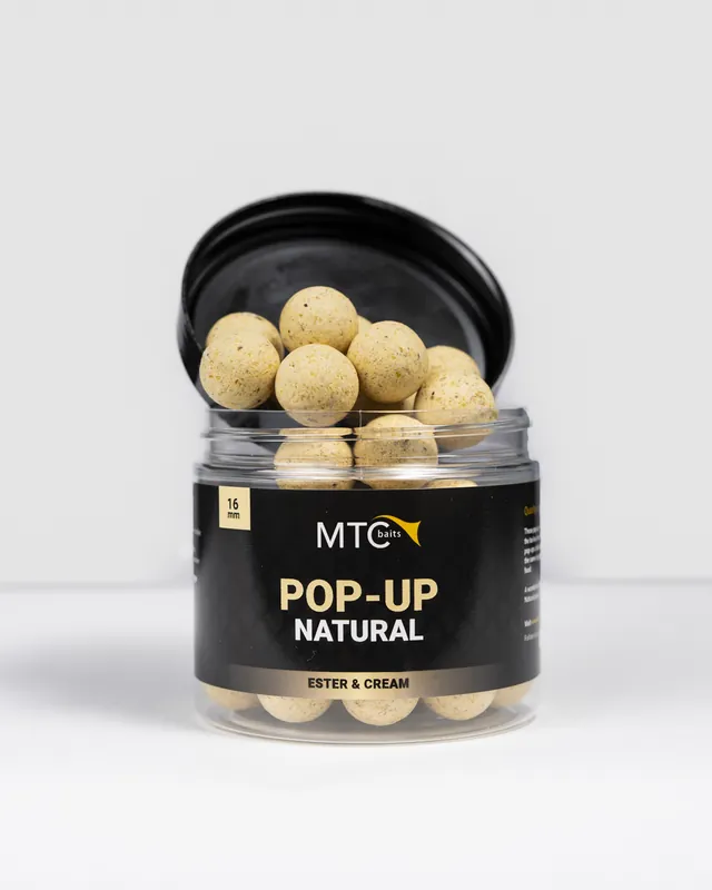 MTC Baits Pop-Up Hi-Natural Ester & Cream (16mm en 20mm) 20mm Op = Op