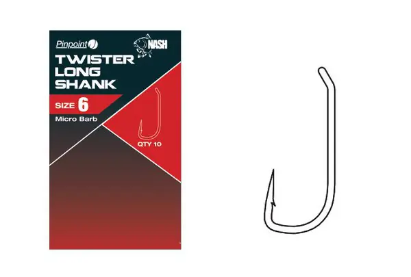 Shop Nu Nash Twister Long Shank Karper Haak 2
