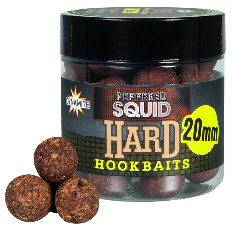 Dynamite Baits Peppered Squid Hard Hookbaits 20mm (75g) Goedkoop
