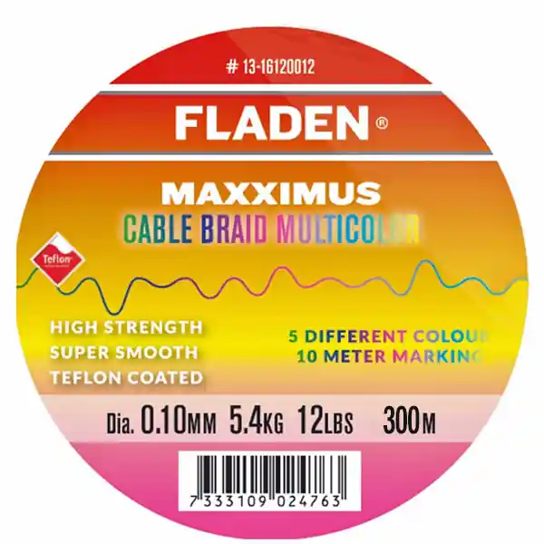 Merkproduct Fladen Maxximus Cable Braid Multicolor - 300 meter 0.20mm