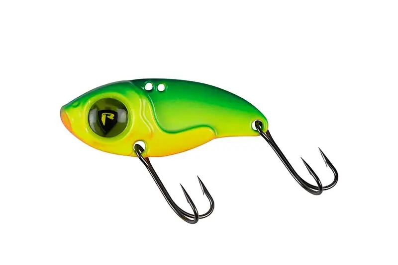 Fox Rage Big Eye Blade UV Blade Bait 4cm (8g) Fire Tiger Snelle Levering