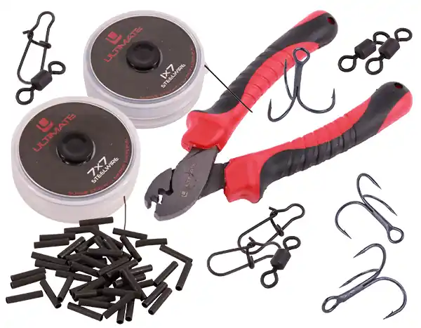 Gecertificeerd Ultimate Predator Leader Starter Kit, om je eigen onderlijnen en takels te maken!