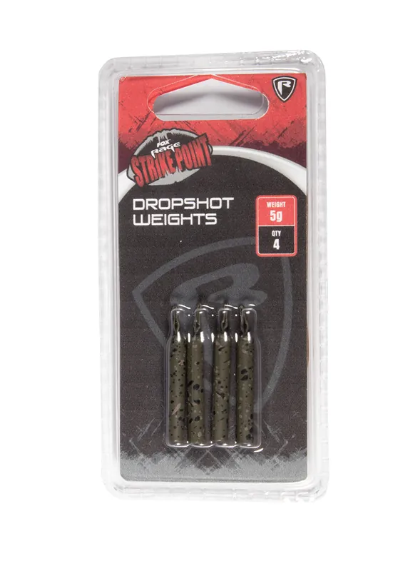 Fox Rage SP Dropshot Weights Loodvrij 12g (3 Stuks) Direct Beschikbaar