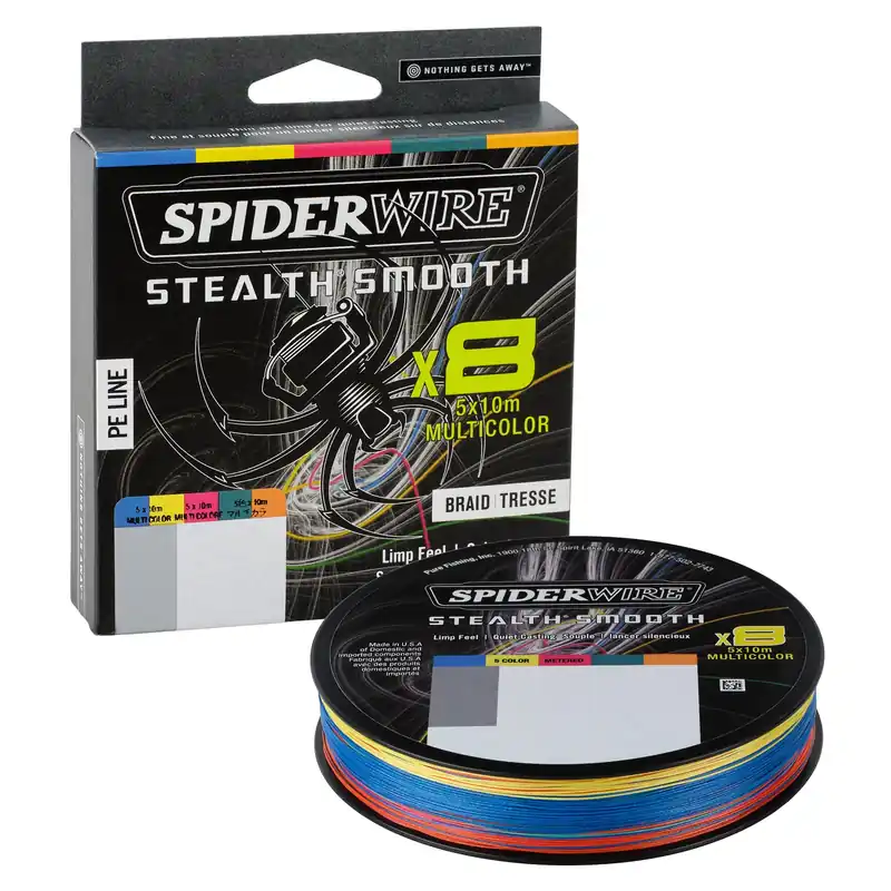 Spiderwire Stealth Smooth 8 Braid Multicolor Gevlochten Lijn (600m) 0.15mm (16.5kg) Premium