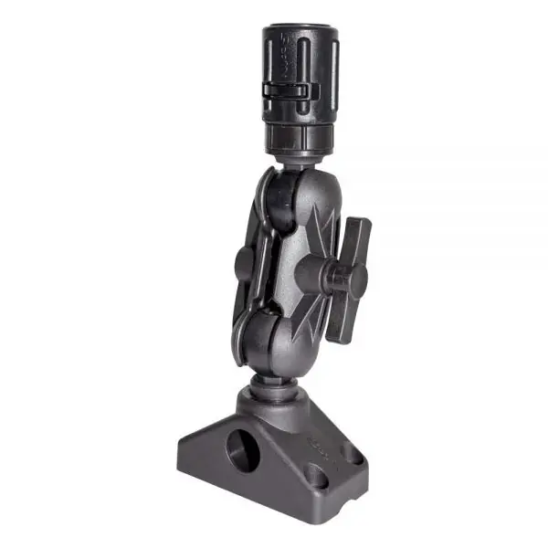Scotty 1.5″ Ball Mount with Gear Head Post & 241 Side Deck Mount Nu Kopen