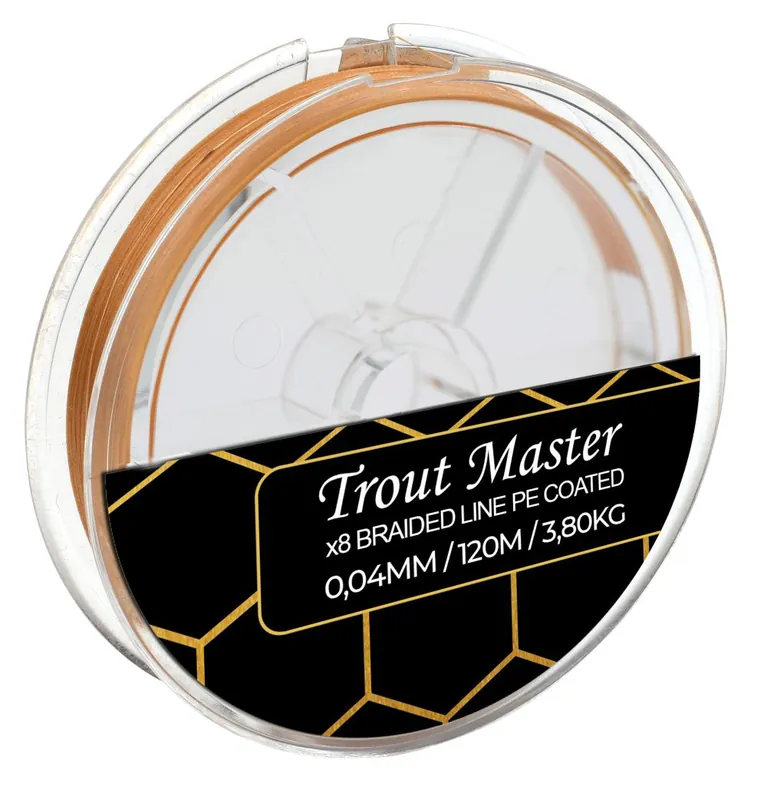 Spro Trout Master Fine Gold X8 PE Gevlochten Lijn (120m) 0.04mm Flitsaanbieding