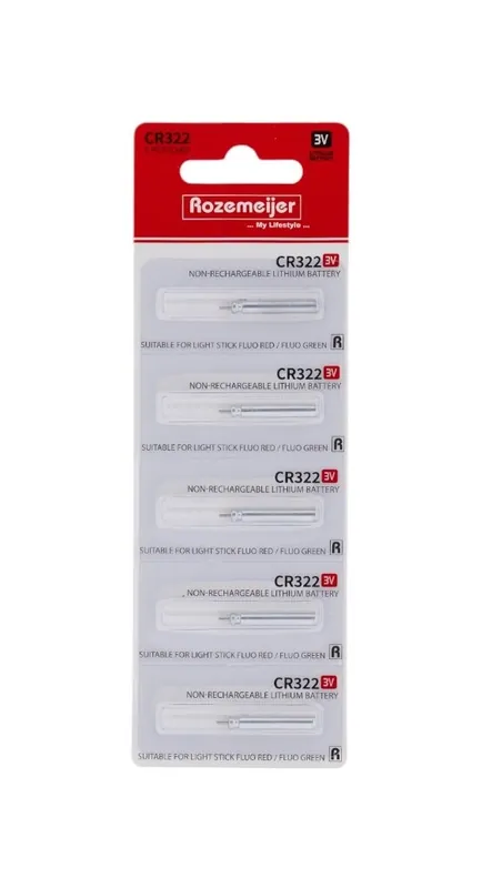 Fabrieksprijs Rozemeijer CR322 Lithium Light Stick Battery Pack (5pcs) (niet oplaadbaar)
