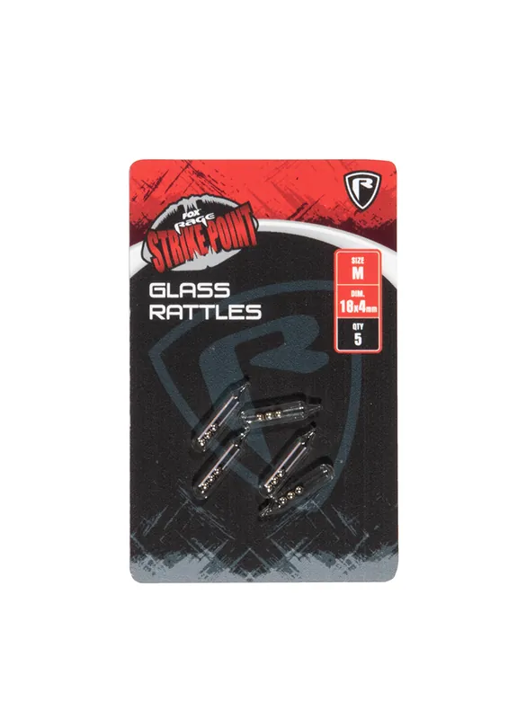 Fox Rage Strike Point Glass Rattle (5 Stuks) Large Populair