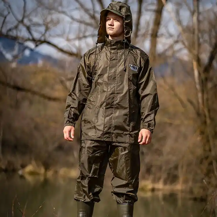 Vass 130-54 Vass-tex W/P Breathable Jacket & Trouser Khaki M Laatste Versie