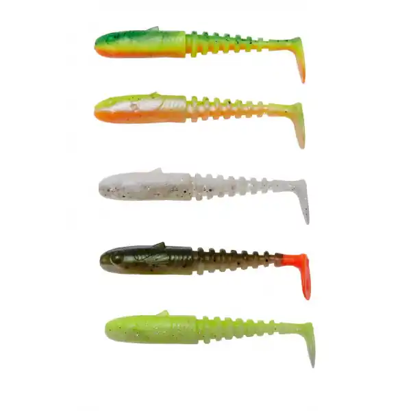 Must-Have Savage Gear Gobster Shad Dark Water Mix Shad (5 stuks) 7.5cm