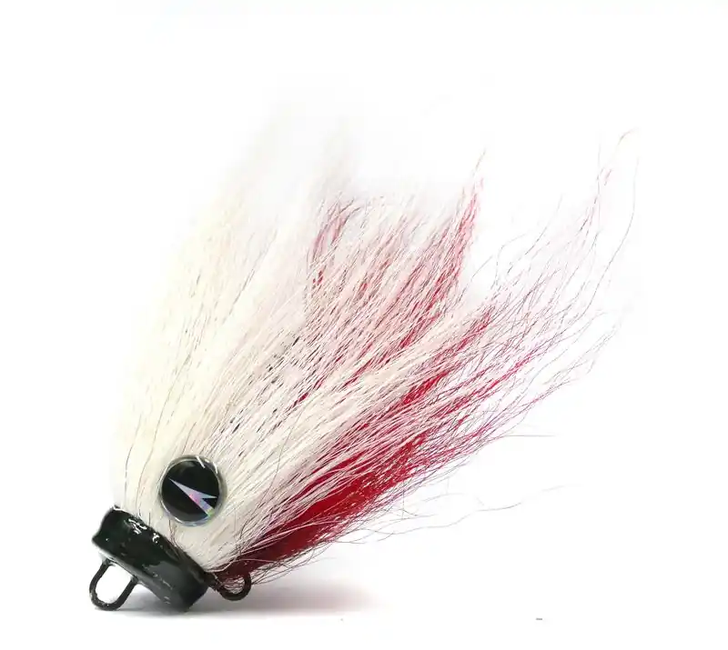 Hete Deal VMC Mustache Rig Ghost Loodvrije Bucktail Jighead 11g
