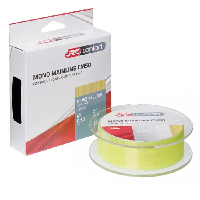 JRC Contact CM50 600m - HViz Yellow Karperlijn 0.28mm Koop Online