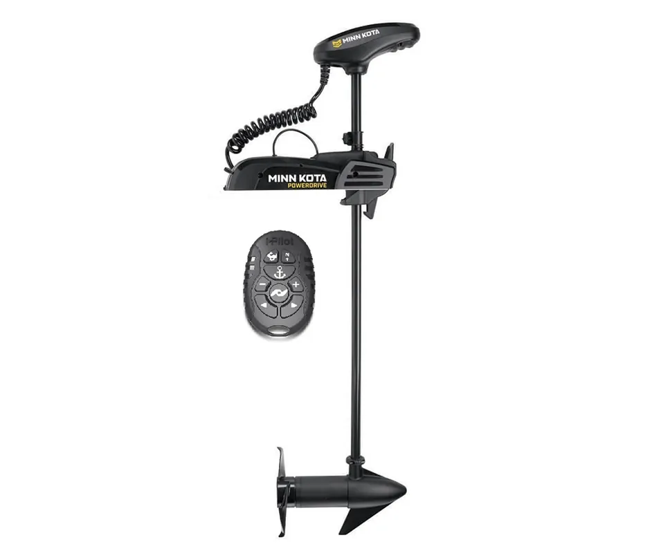 Minn Kota Powerdrive 45 Micro Remote Elektromotor Fronttroller 54" (137cm) 12V Fabrieksprijs