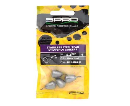 Spro Stainless Steel Dropshot Sinkers 3.5g Actieprijs