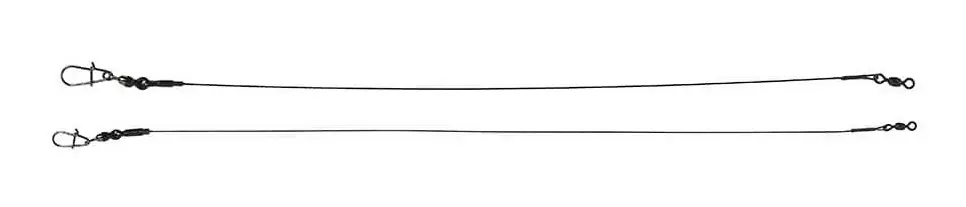 Merkproduct Savage Gear 1X7 Titanium Trace Roofvis Onderlijn (2 stuks) 0.40mm / 13kg