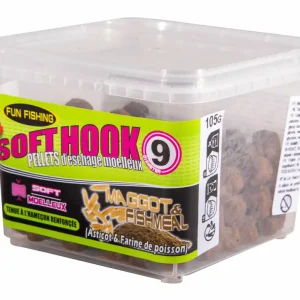 Beste Prijs Fun Fishing Soft Hook Pellets 9mm (110g) Cream & Cranberry