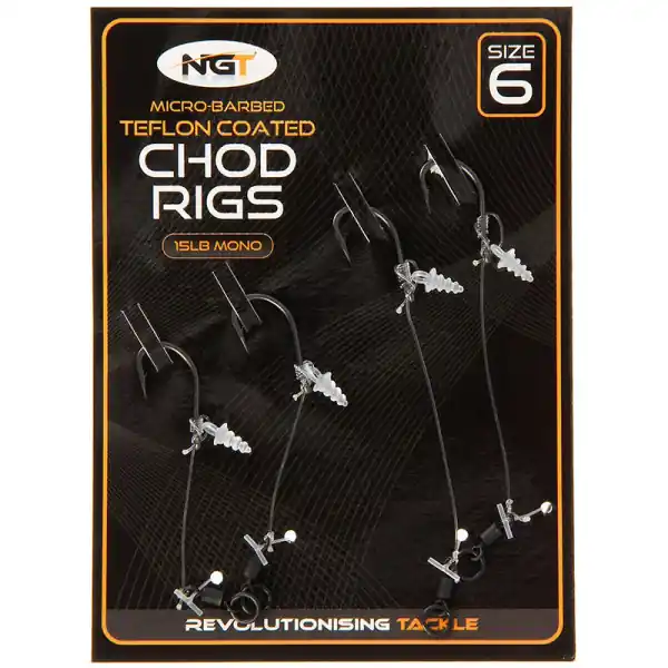Veilige Betaling NGT 4 Pack Chod Rigs 6