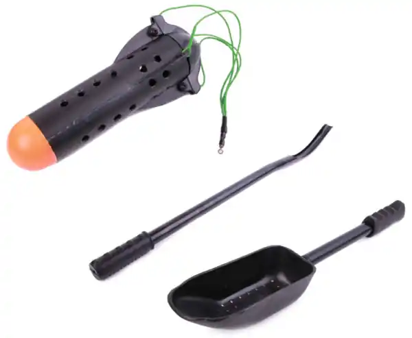 Ultimate Baiting Kit met werppijp, scoop en spod! Hete Deal
