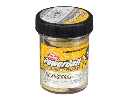 Berkley PowerBait® Trout Bait Glitter 50g Apple Jack Merkproduct