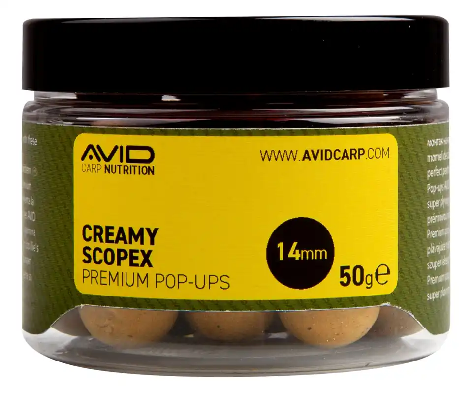 Uitverkoop Avid Creamy Scopex Pop Ups 14mm (50g)