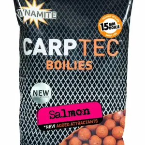 Shop Nu Dynamite Baits Carptec Salmon Boilies (900g) 15mm