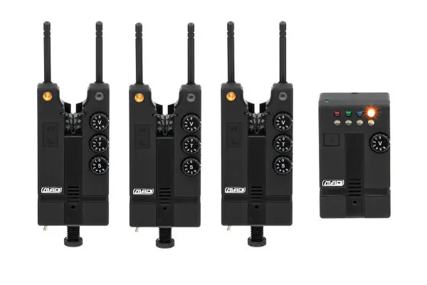 Mad Hi-T Bite-Alarm Set 3+1 All Blue Beetmelderset Weekendaanbieding